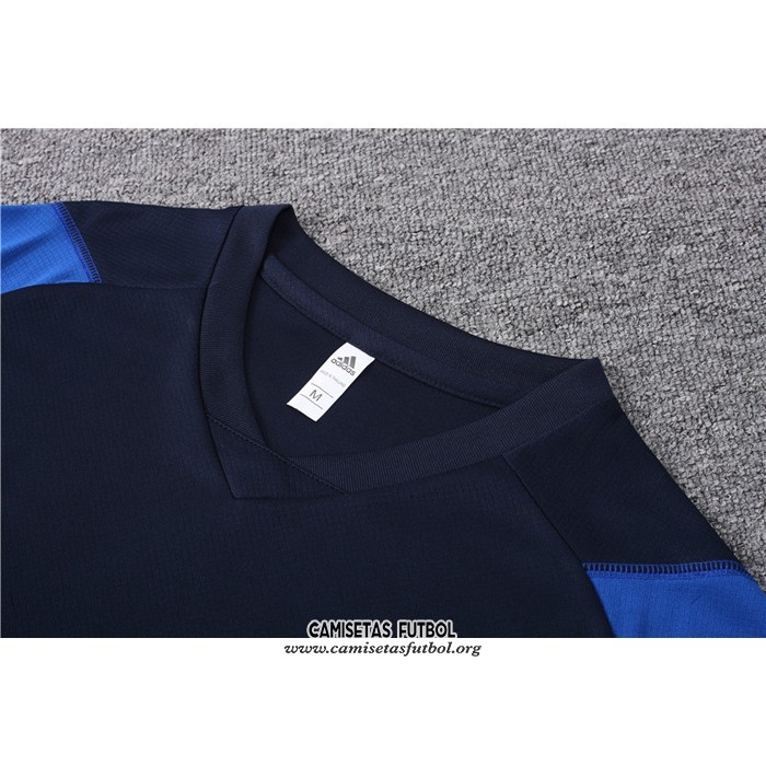 Chandal del Argelia Manga Corta 2023/2024 Azul - Pantalon Corto